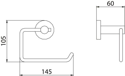 Bristan Toilet Roll Holder RD ROLL C